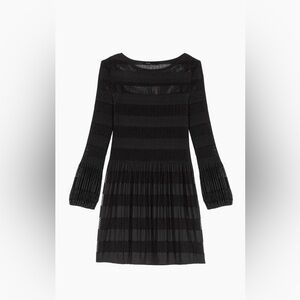 Maje Short Openwork Knit Dress / Size 36